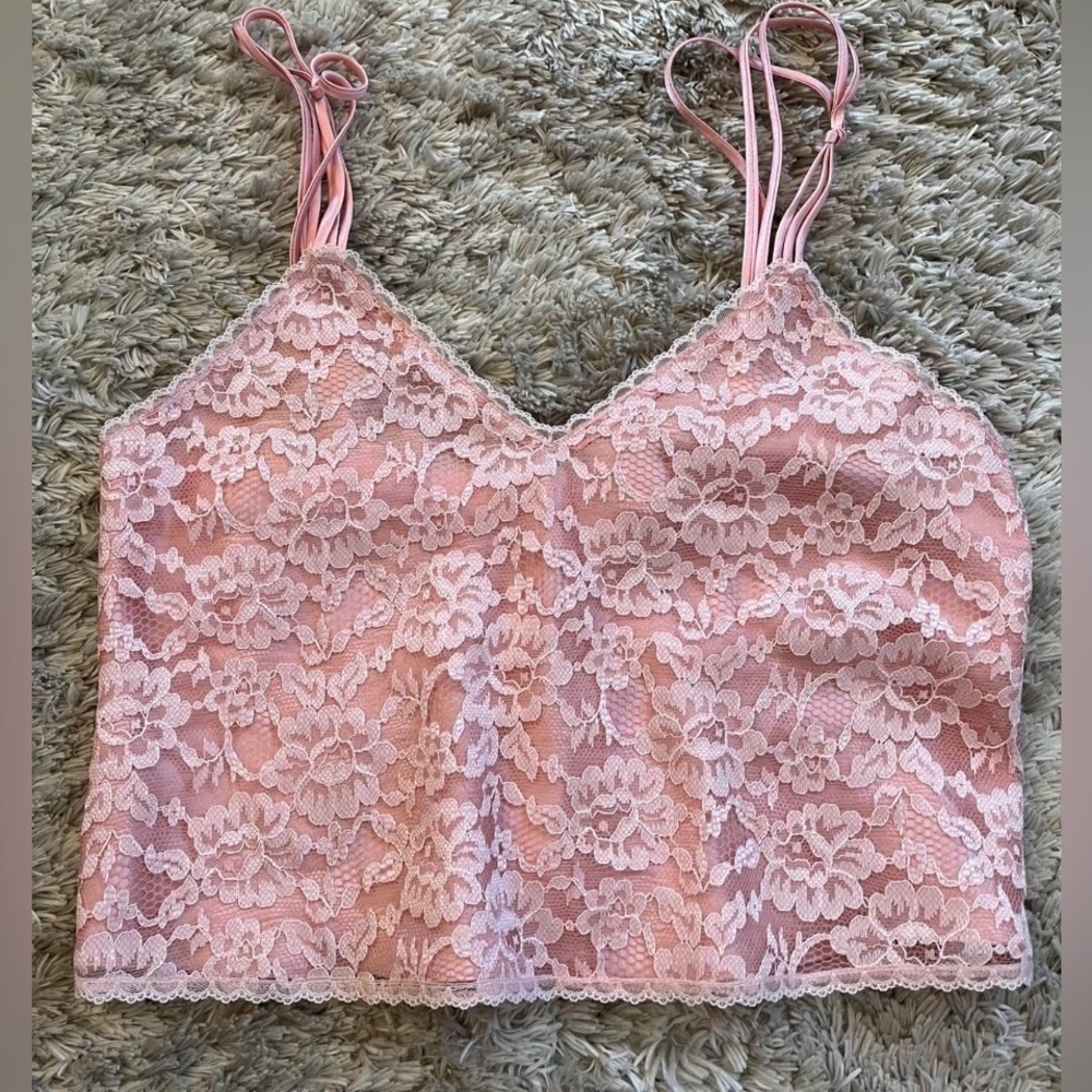 Vintage Victoria’s Secret Lace Cami Tank Top Size Small